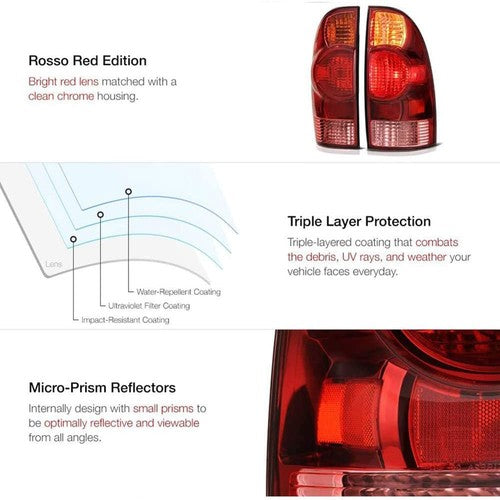 Tail Brake Light Passenger Right Side For Toyota Tacoma 2005-2015 81550-04150