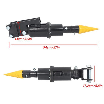 Spiral Screw Log Splitter Cone Hydraulic Wood Splitter for Mini Excavator