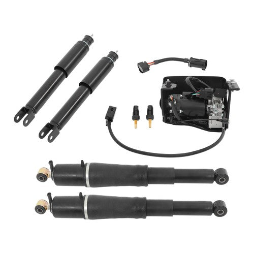 Air Suspension Compressor Shocks Strut For Cadillac Escalade ESV GMC 2003-2006