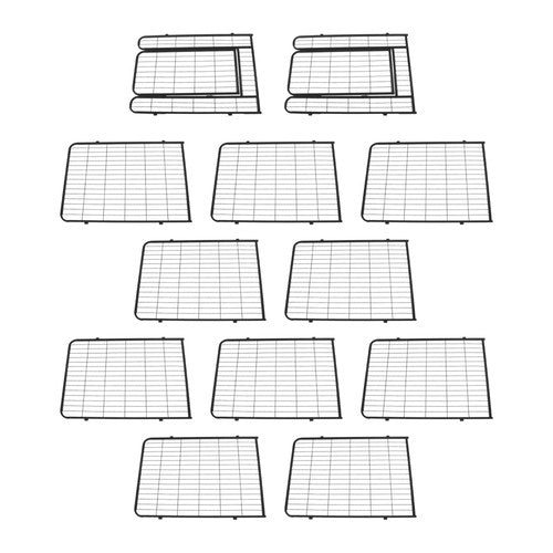 12 Panels 40x27 inch Dog Playpen Crate Fence Pet PlayPen Exercise Cage