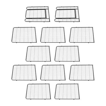12 Panels 40x27 inch Dog Playpen Crate Fence Pet PlayPen Exercise Cage