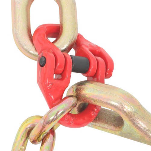 5/16in*2ft G80 Chain Double Limb Hook Chain Fracture Strength 9260lbs T J Hook