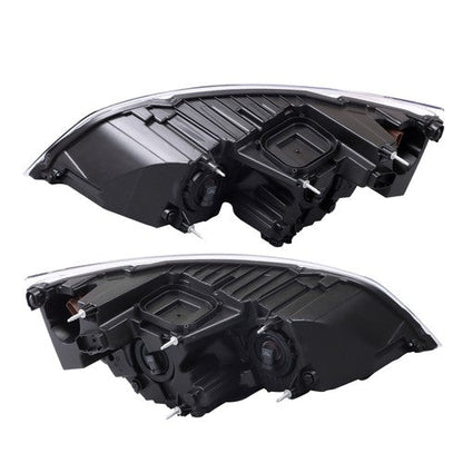 Left and Right Headlights For Freightliner Cascadia 2018-2023 Halogen w/ Bulb/s