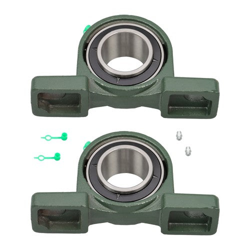 2 Pack UCP210-32 Pillow Block Mounted Ball Bearing 2" Bore Self Aligning New