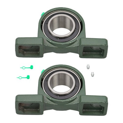 2 Pack UCP210-32 Pillow Block Mounted Ball Bearing 2" Bore Self Aligning New
