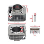 1999-2014 Crankshaft Bearings Piston Cylinder Gasket Kit 89mm FOR Honda TRX400EX