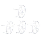 4PCS Plant Stand for Flower Pot Potted Holder Indoor Outdoor Metal 9in