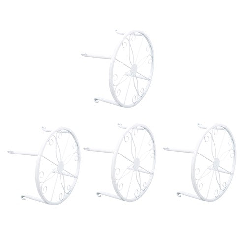 4PCS Plant Stand for Flower Pot Potted Holder Indoor Outdoor Metal 9in