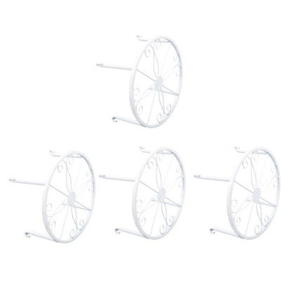4PCS Plant Stand for Flower Pot Potted Holder Indoor Outdoor Metal 9in