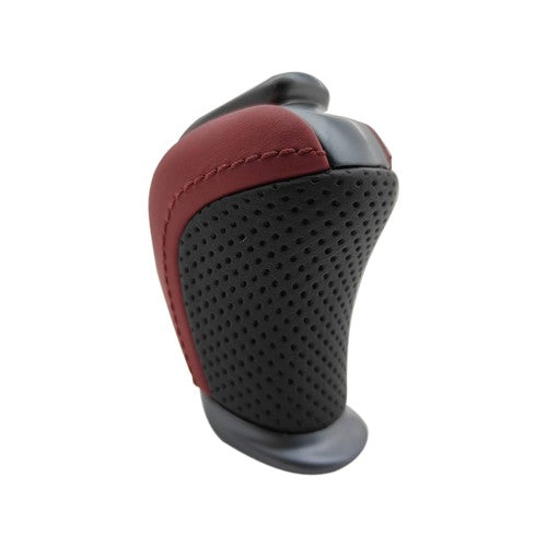 Shifter Shift Lever Knob Red Black Leather for 2008-2016 for Nissan GTR R35