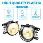 Front Clear Lens Fog Lights Bumper Lamp for 2015-2018 for Jeep Renegade
