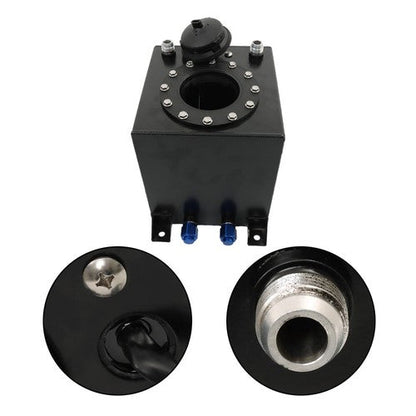 Drifting Fuel Cell Gas Tank+level Sender Black Coated Aluminum Racing 2.5 Gallon