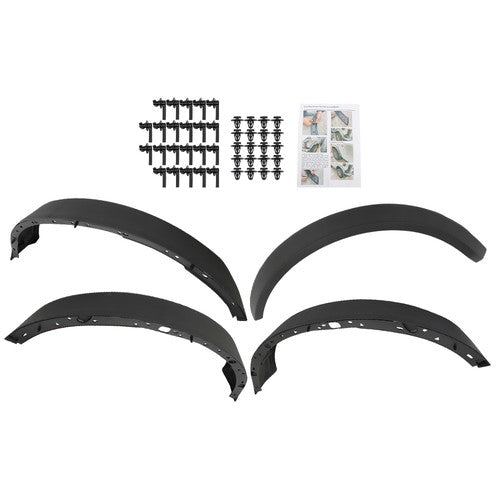 New Plastic Black Wide Wheel Lip Fender Flares Fit For Ford Bronco 2021-2024