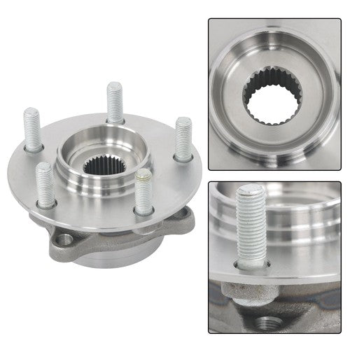 2 Pcs Wheel Hubs Bearing Assembly Front AWD For Mitsubishi Lancer 2.0L 2008-2015