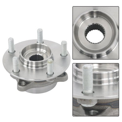 2 Pcs Wheel Hubs Bearing Assembly Front AWD For Mitsubishi Lancer 2.0L 2008-2015