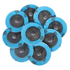 71PCS 2" Roll Lock Sanding Discs Set W/ 1/4 Holder Die Grinder Quick Change Disc
