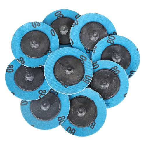 71PCS 2" Roll Lock Sanding Discs Set W/ 1/4 Holder Die Grinder Quick Change Disc