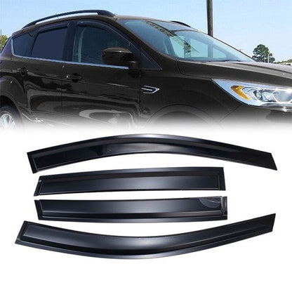 Out-Channel Window Sun Vent Visor Rain Guard Deflector for Ford Escape 2013-2019