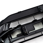 Fit 2019-21 Honda Civic Sedan Matte Mesh Front Bumper Glossy Black Grille Grill