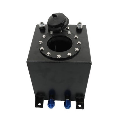 Drifting Fuel Cell Gas Tank+level Sender Black Coated Aluminum Racing 2.5 Gallon