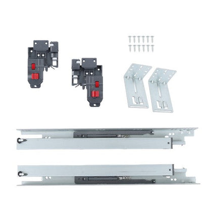 1 Pairs Undermount Drawer Slides 18 inch Undermount Soft Close Drawer Slides