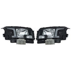 Headlight Replacement Fit For Nissan Frontier 2022-2023 LH+RH Clear Lens Halogen