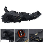 For Lexus NX200t/300/300h 2015-2021 Fog Light Lamp DRL Right Side Black Housing