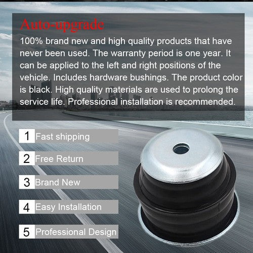 KF04060BK Body Mount Bushing Kit For Ford F250 F350 Super Duty 2WD 4WD Pickup