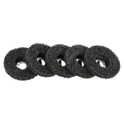 10 PCS 4-1/2" x 7/8" Black Diamond Grinding Discs Strip Discs for Angle Grinder