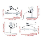 4Pcs For Honda Accord 1998-2002 Power Window Regulator Front & Rear w/Motor NEW