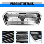 91121XC01A Front Bumper Grille Chrome for 2019-2022 Subaru Ascent