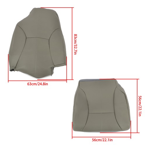 Driver For Dodge Ram 1500 2500 3500 SLT 1998-2002 Bottom&Top Leather Seat Cover