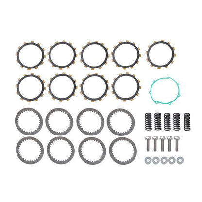 For Yamaha WR250F YZ250F Clutch Friction w/ Steel Plates Spring Gasket Kit 01-13