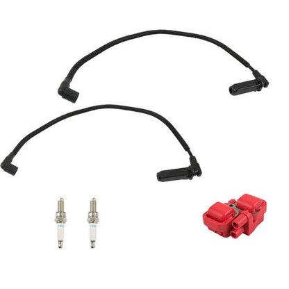 Ignition Coil & Spark Plug W/ Wire Cap For 2011-2014 Polaris RZR S 800 4012888