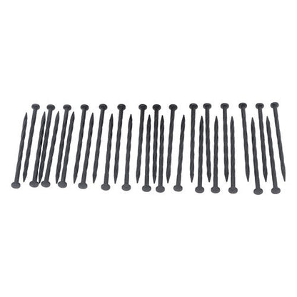 Garden Edging Kit With Anchoring Spikes Plastic No Dig Lawn Border L-shaped Lawn