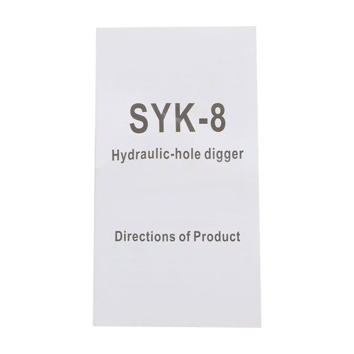 Hydraulic Knockout Punch Driver 10 Ton 1/2" to 2" With 6 Dies Tool Kit