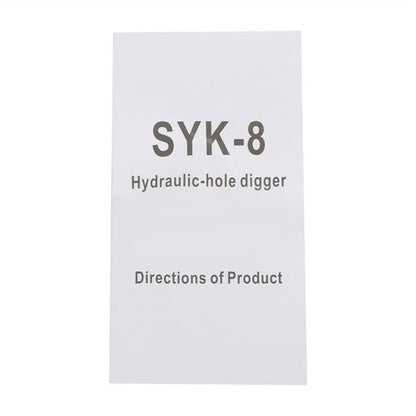 Hydraulic Knockout Punch Driver 10 Ton 1/2" to 2" With 6 Dies Tool Kit