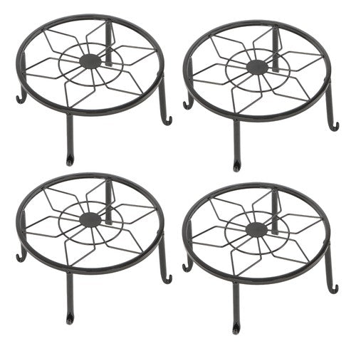 3/4 Pack 9 Inch Metal Plant Stands For Indoor & Outdoor Planters Stand