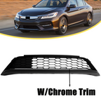 71152T2FA50 Front Lower Grill w/ Chrome Trim for 2016 2017 for Honda Accord