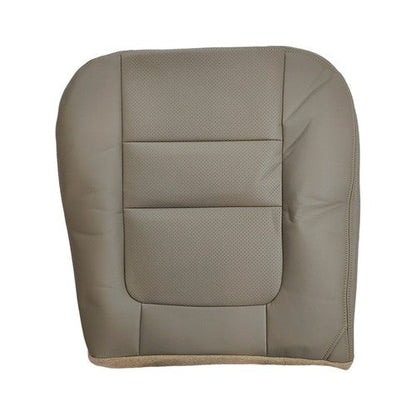 Leather Seat Cover Tan Front Left Driver Bottom Top for 2001 for Ford F250 F350