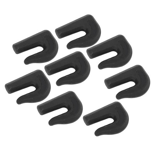 8Pcs G70 3/8" Weld On Chain Grab Hook Tow Hook Tractor Bucket Trailer Tie Down