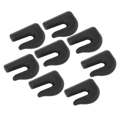 8Pcs G70 3/8" Weld On Chain Grab Hook Tow Hook Tractor Bucket Trailer Tie Down