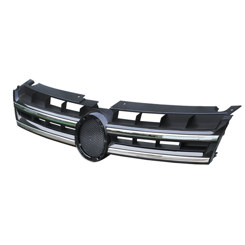 Front Bumper Upper Grille Grill w/ Chrome Trim for 2011-2014 for VW Touareg