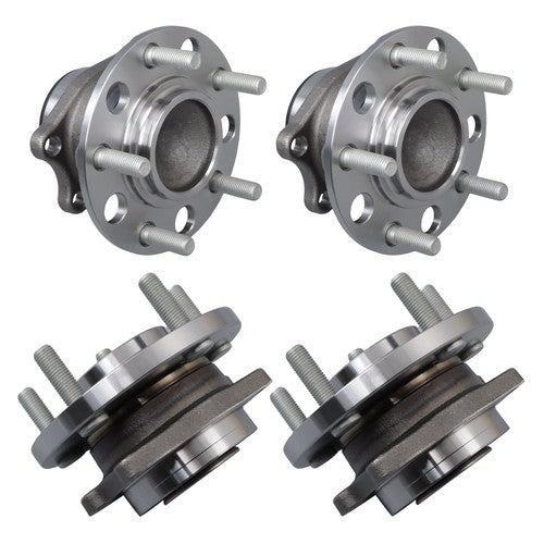 4× Front Rear Wheel Hub Bearings For Chrysler 200 Dodge Avenger 2011-2014 FWD