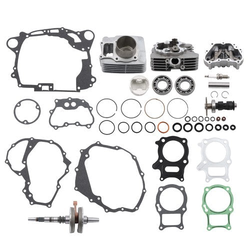 For Honda TRX250 Complete Cylinder Crankshaft Bearings Gasket Kit 13000-HM8-A4
