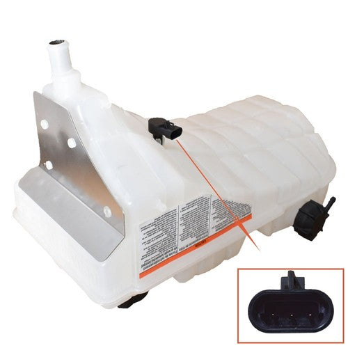 Fit For 08-11 Peterbilt 365 Coolant Reservoir Tank W/Cap & Sensor AM-2804282367