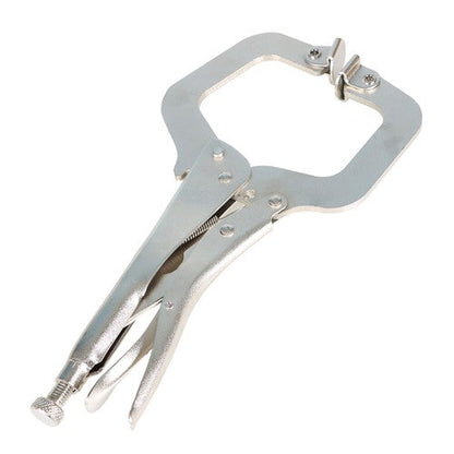 10 pc 11" Swivel Pad Locking C-Clamp Locking Pliers Entrained Rotary Gasket US