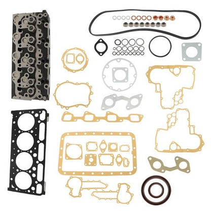 US For Kubota V2203 Engine/Bobcat 753 773 Complete Cylinder Head + Full Gasket