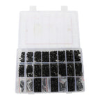 1600Pack alloy steel metric screw and nut combination kit M2 M3 M4 M5 With Box
