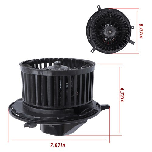For Dodge Journey 2009 2010 2012-2020 Rear HVAC Heater Blower Motor with Wheel
